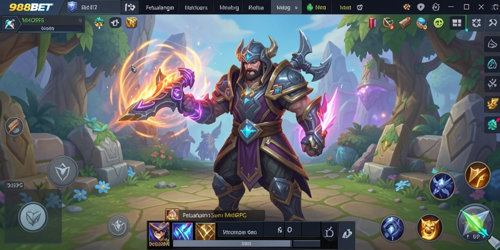 Gameplay menarik dari 988BET dalam dunia MMORPG.