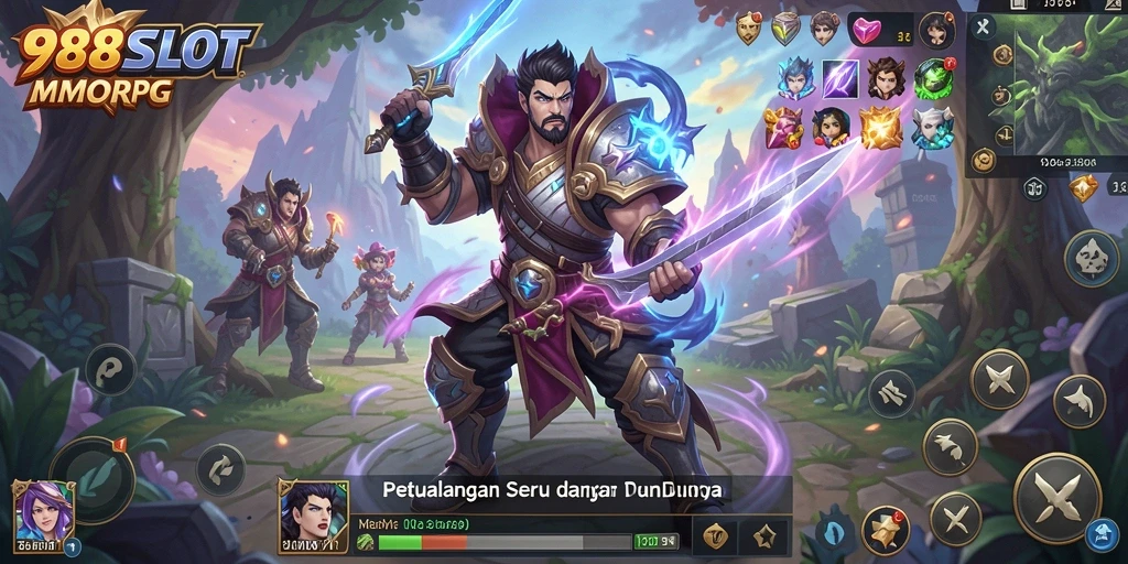 Tangkapan layar utama dari gameplay 988SLOT yang seru dan mendebarkan.