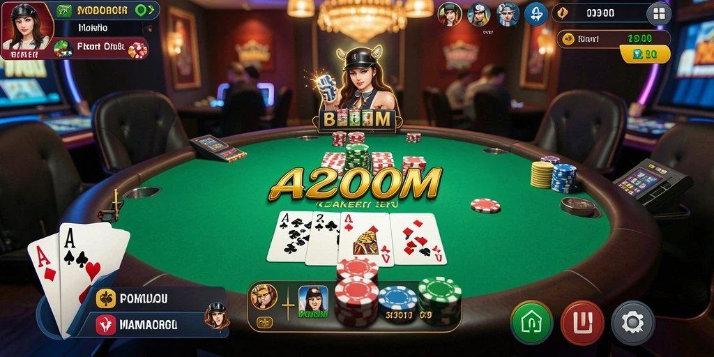 Tampilan gameplay A200M yang seru dan menegangkan.