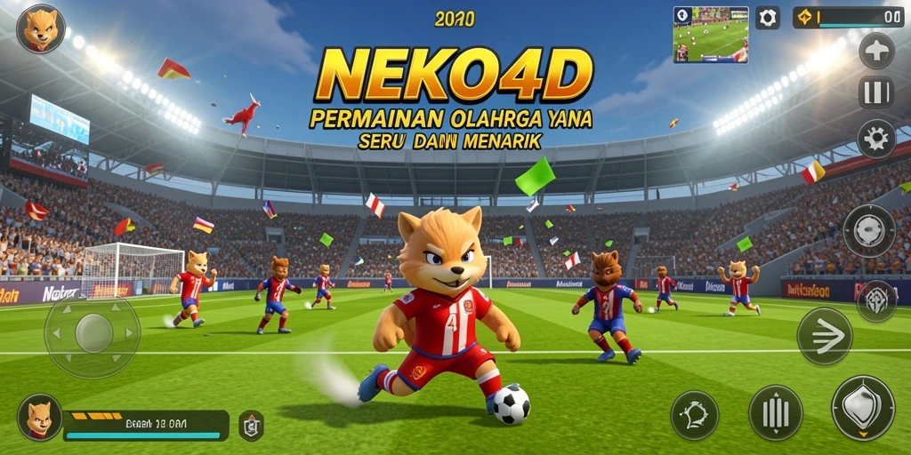 Tampilan menarik dari gameplay <strong>NEKO4D</strong> yang menekankan aksi olahraga.