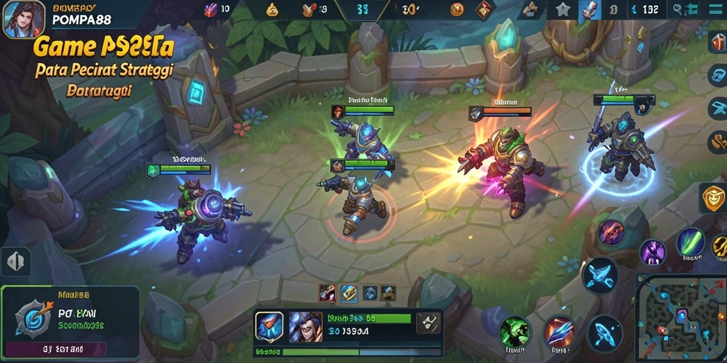 Screenshot gameplay POMPA88 yang mendebarkan dan seru.