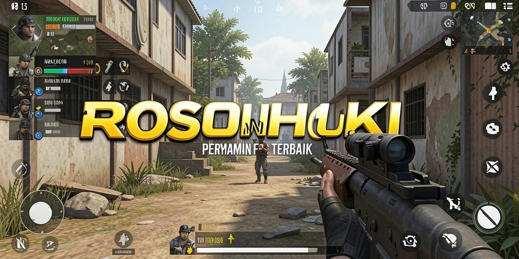 Tampilan gameplay ROSOHOKI yang penuh aksi dan menegangkan.