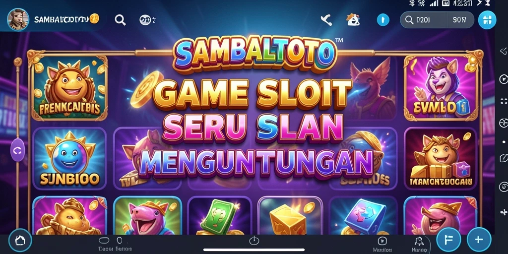 Screenshot permainan SAMBALTOTO menampilkan keseruan gameplay Slot.