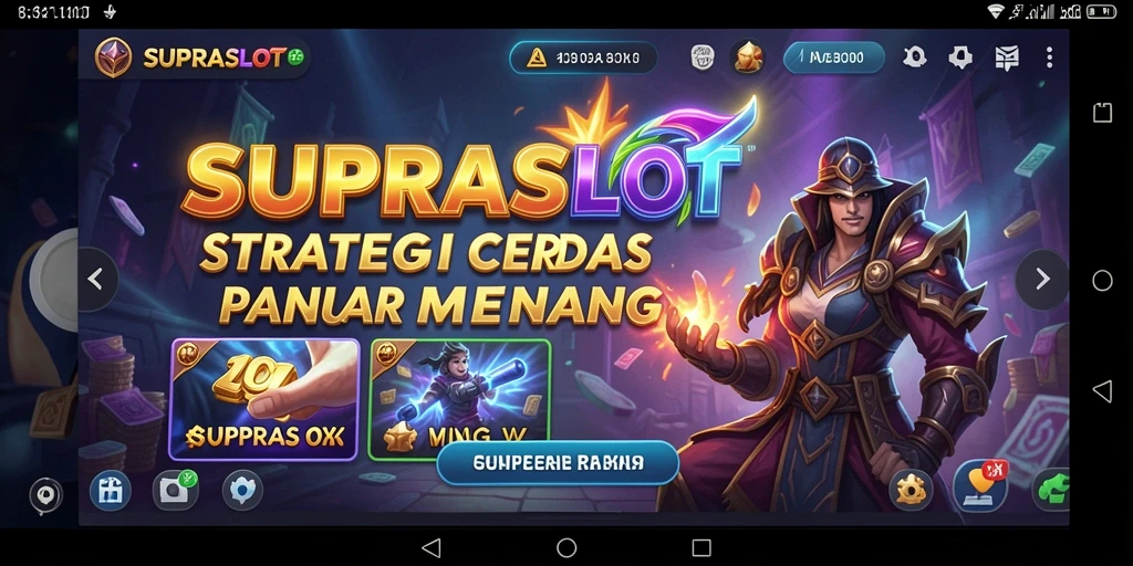 Tampilan menarik dari gameplay <strong>SUPRASLOT</strong> yang menegangkan.